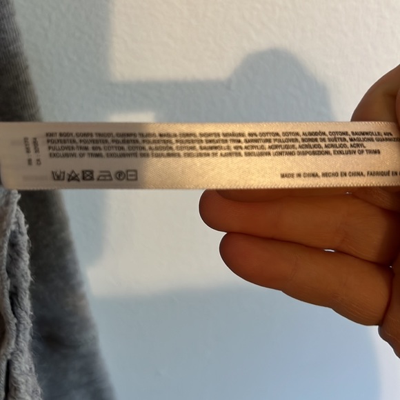 Anthropologie Saturday Sunday Grey Knit Open Front Cardigan - Picture 3 of 4